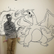 Illustration for article titled Chinese Artist Throws Himself Into Comics and Cartoons. Literally.